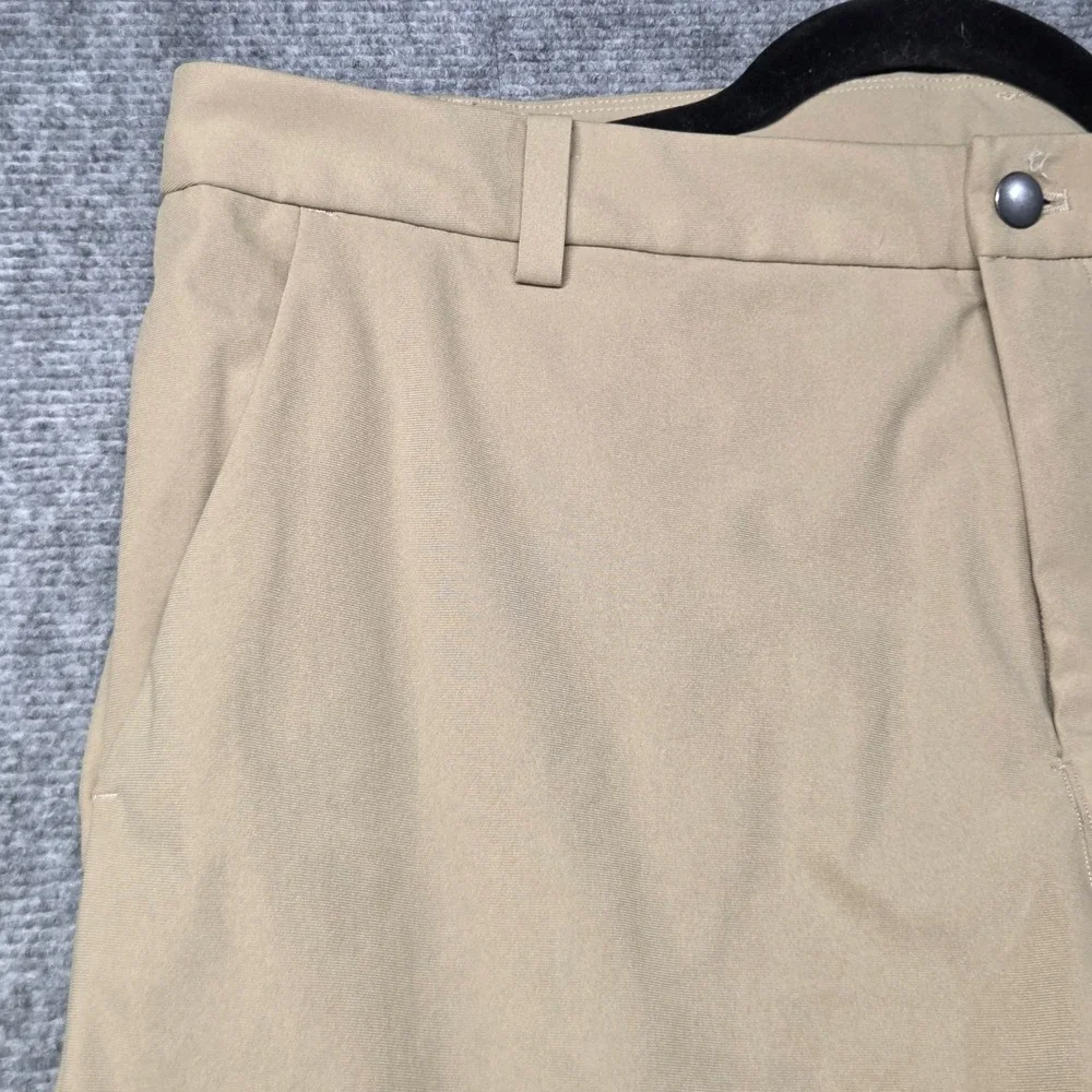 Lululemon Commission Golf Pants Mens 38 Khaki Tan 33 Inseam Technical Trousers